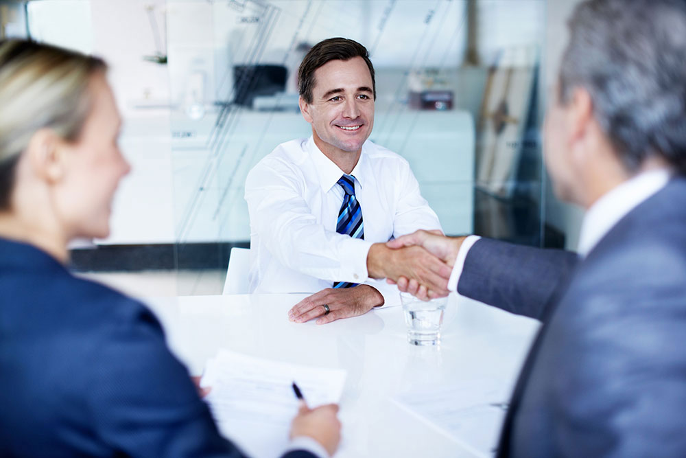 woman organising resumes